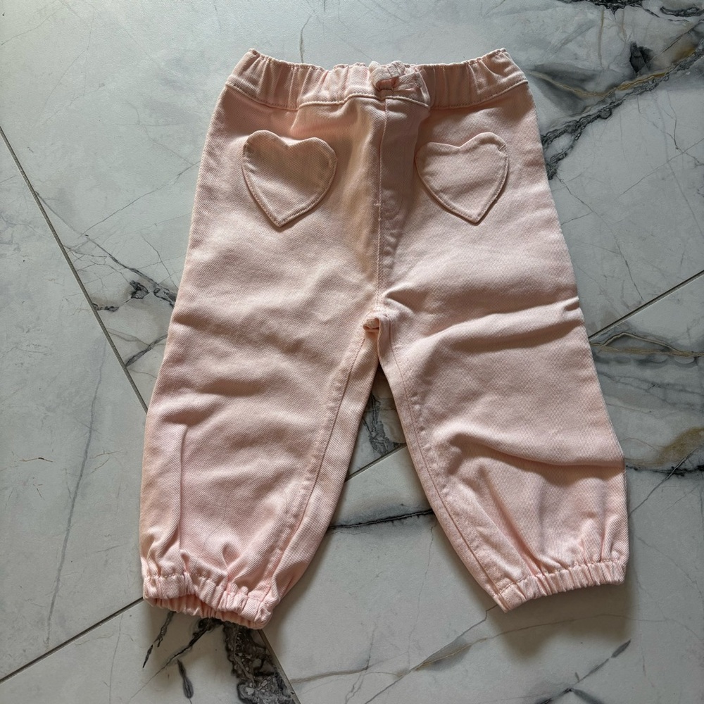 First Impressions Pink Heart Pocket Jumpsuit
